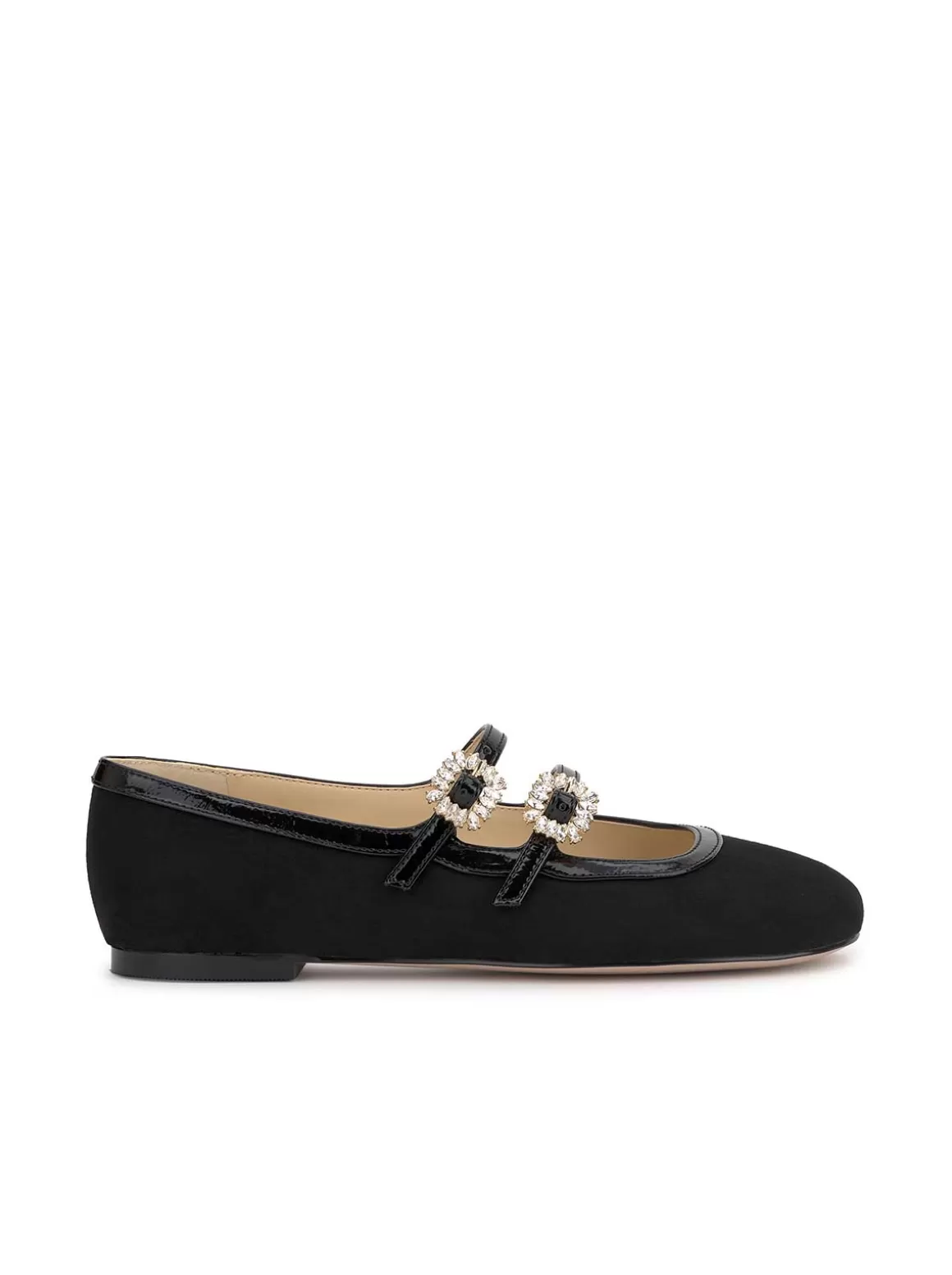 Allista Buckle Ballet Flat In Suede<Jessica Simpson Hot
