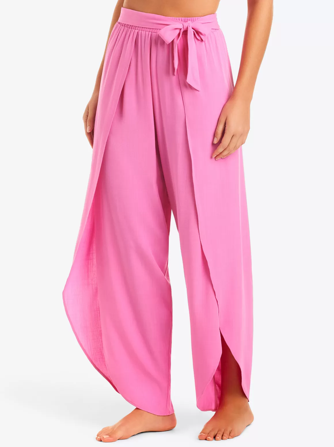 Basic Solid Beach Pant Cover Up In <Jessica Simpson Shop