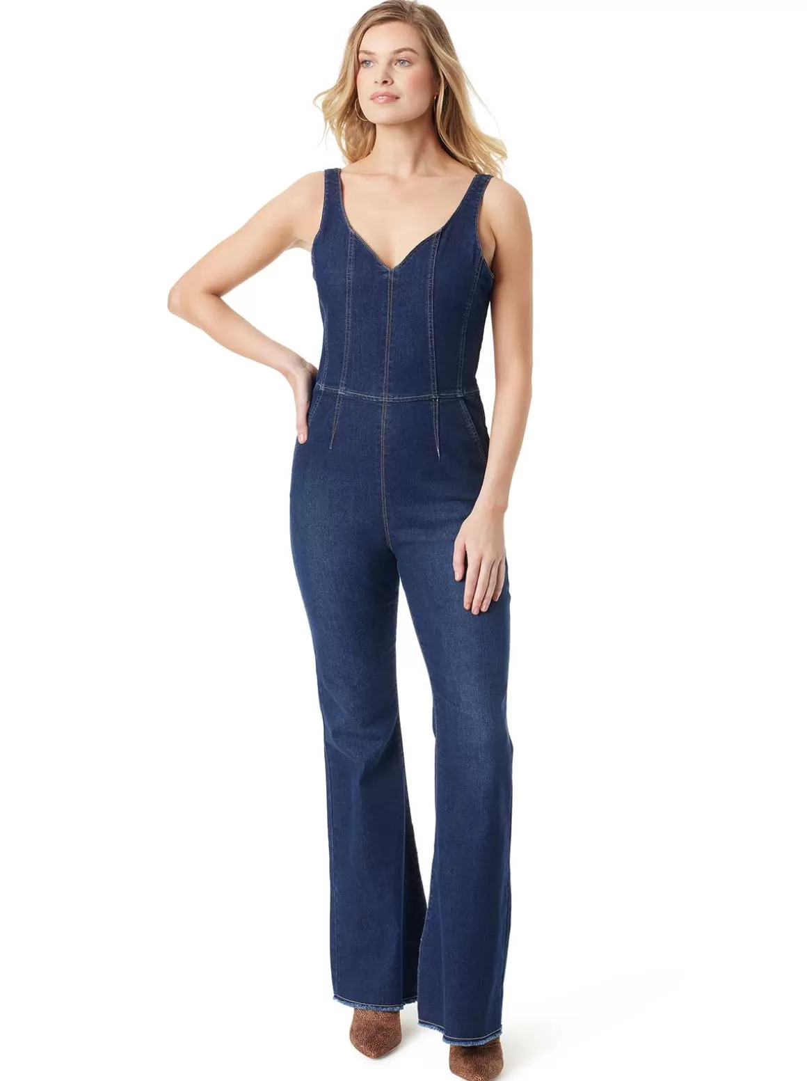 Colleen Jumpsuit In Blue Flame<Jessica Simpson Store