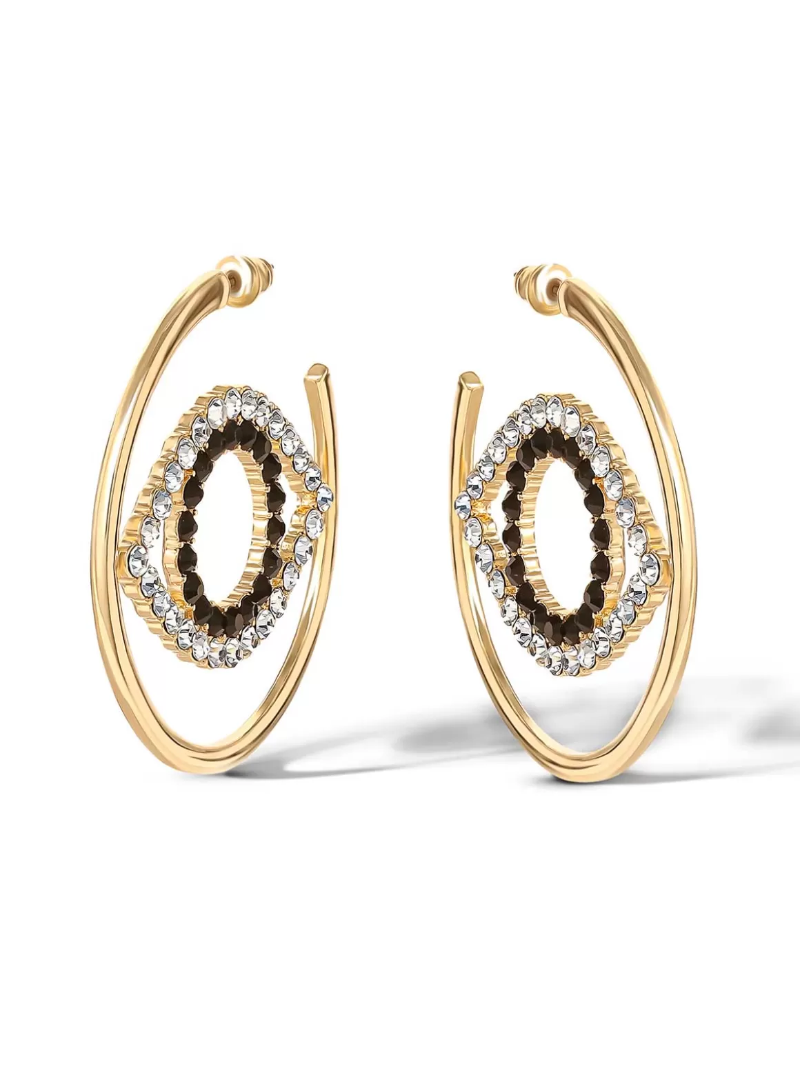 Crystal Eye Hoop Earrings<Jessica Simpson Hot