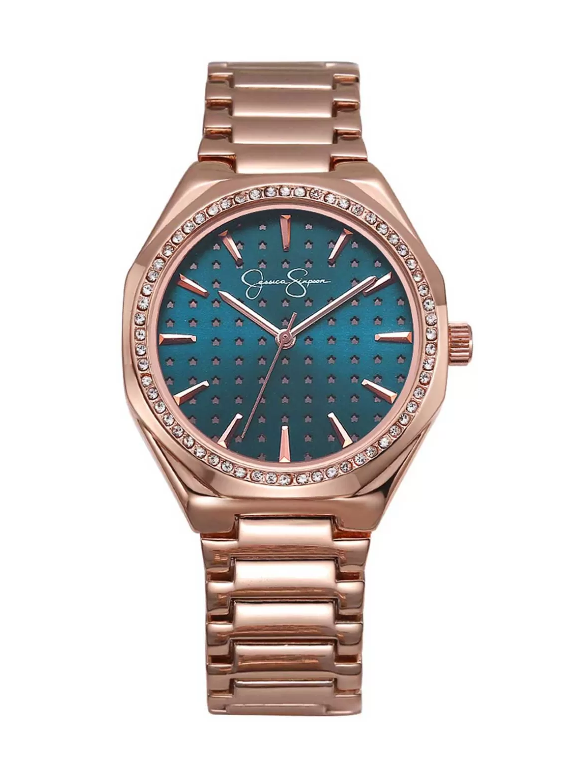 Crystal Star Motif Dial Bracelet Watch In Tone<Jessica Simpson Store