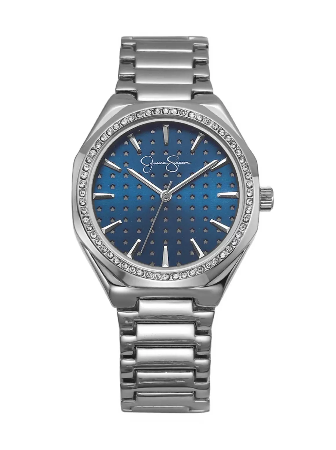 Crystal Star Motif Dial Bracelet Watch In Tone<Jessica Simpson Sale