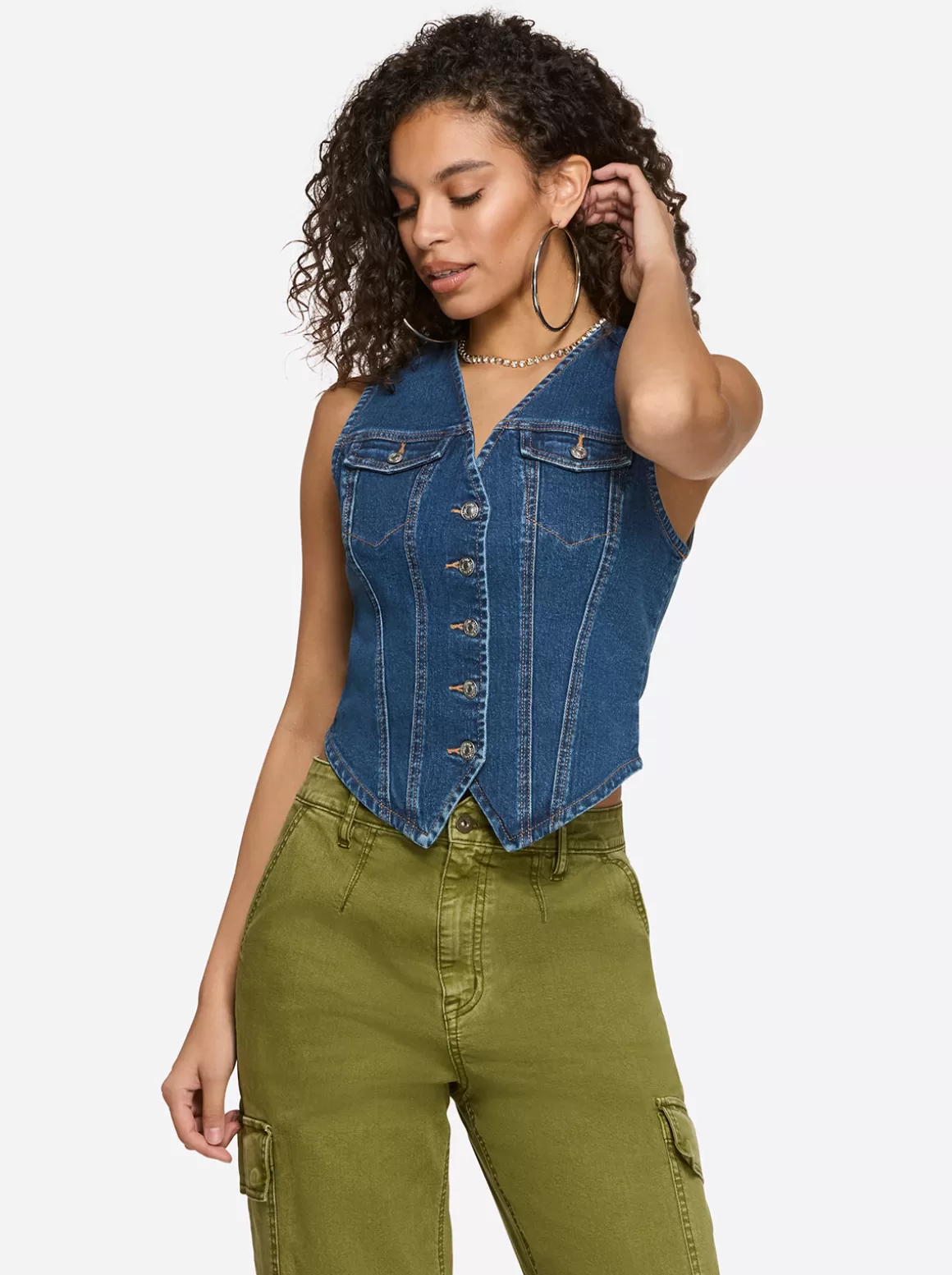 Denim Vest In <Jessica Simpson Cheap