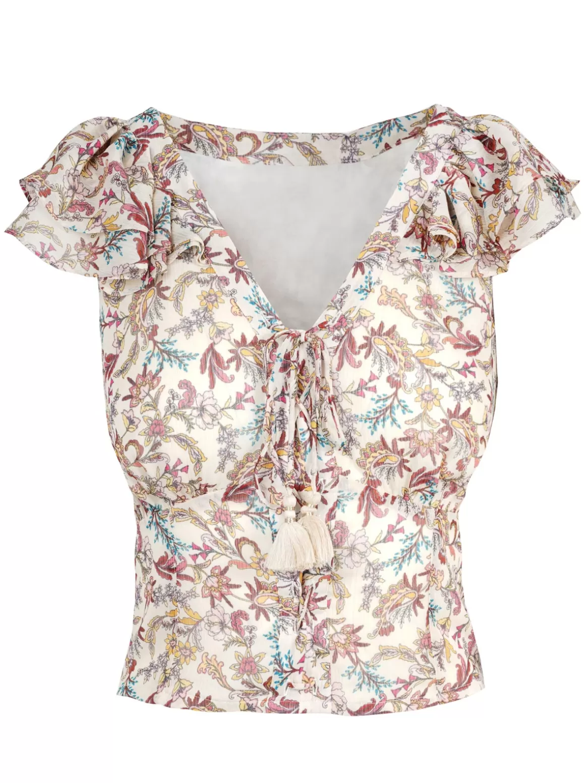 Dixie Cropped Blouse In <Jessica Simpson Best Sale