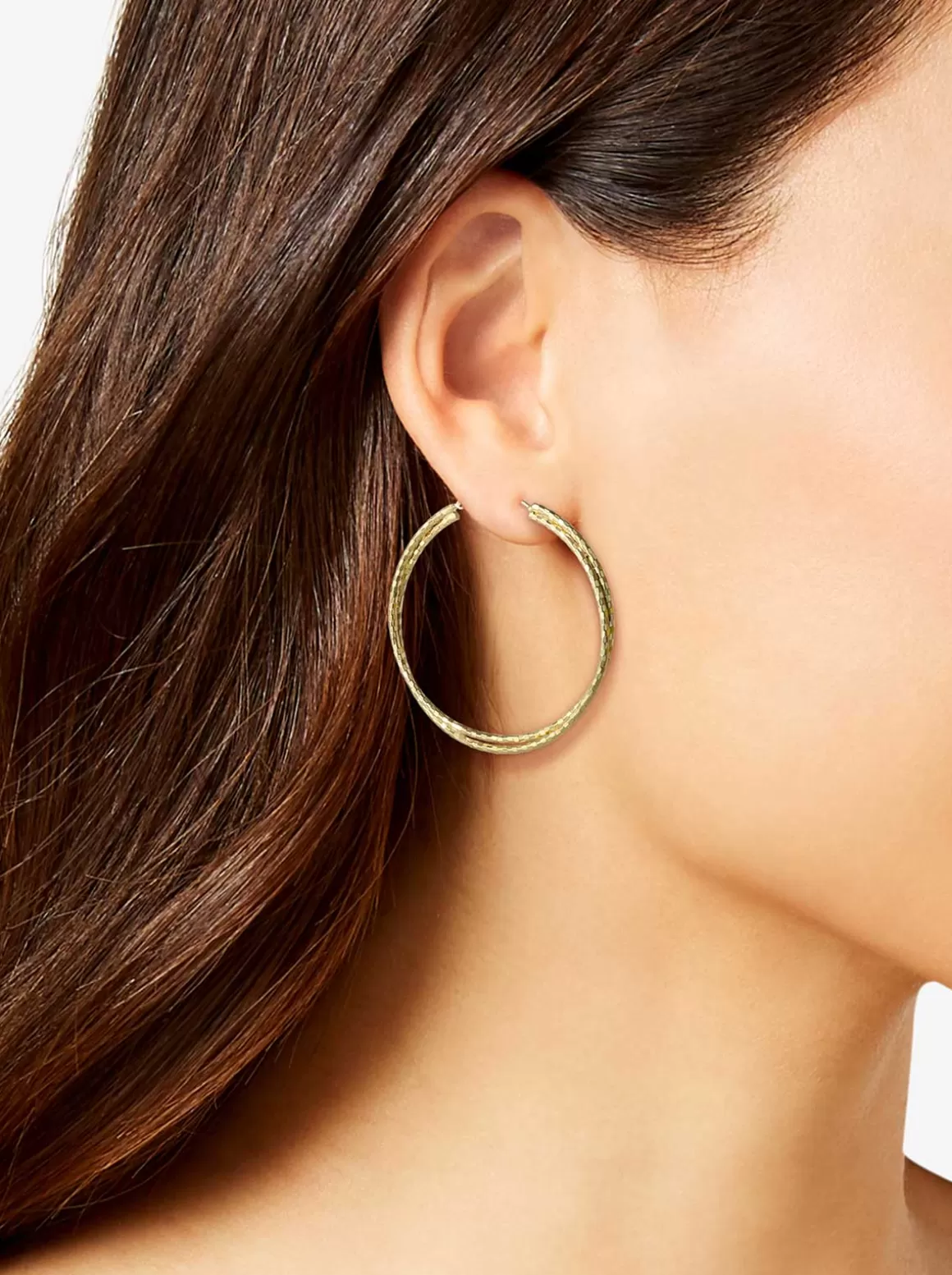 Double Hoop Faceted Earrings<Jessica Simpson Discount