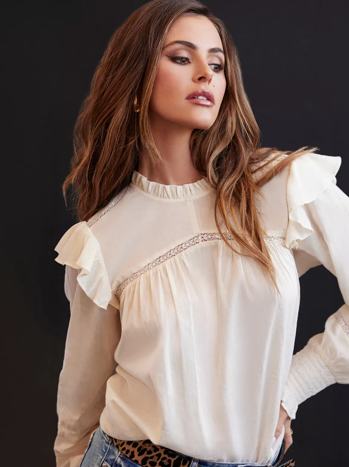 Elsiana Ruffle Top In <Jessica Simpson Best