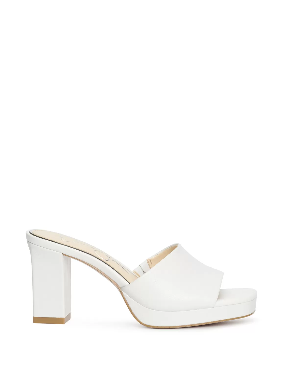 Elyzza High Heel Slide In White<Jessica Simpson New