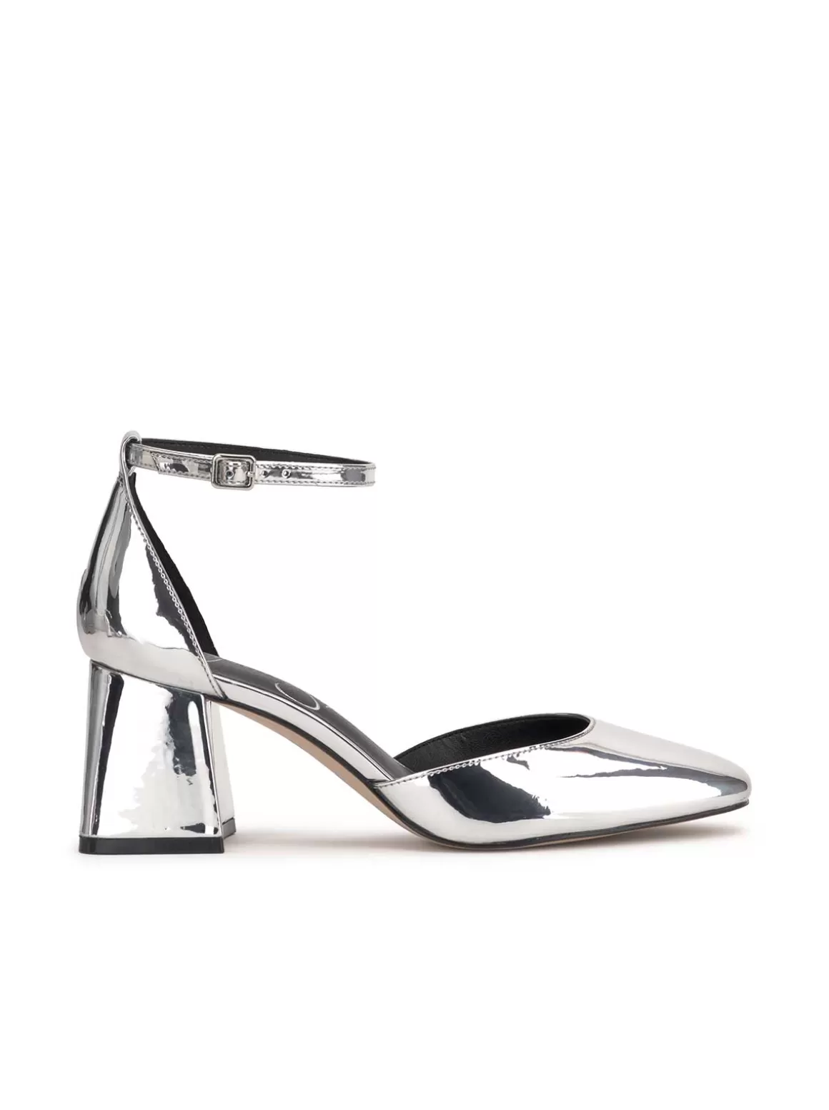 Fulian Block Heel Pump In Silver<Jessica Simpson Best