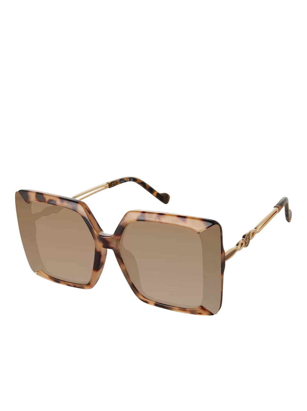 Glamorous Square Metal Temple Sunglasses In <Jessica Simpson Flash Sale