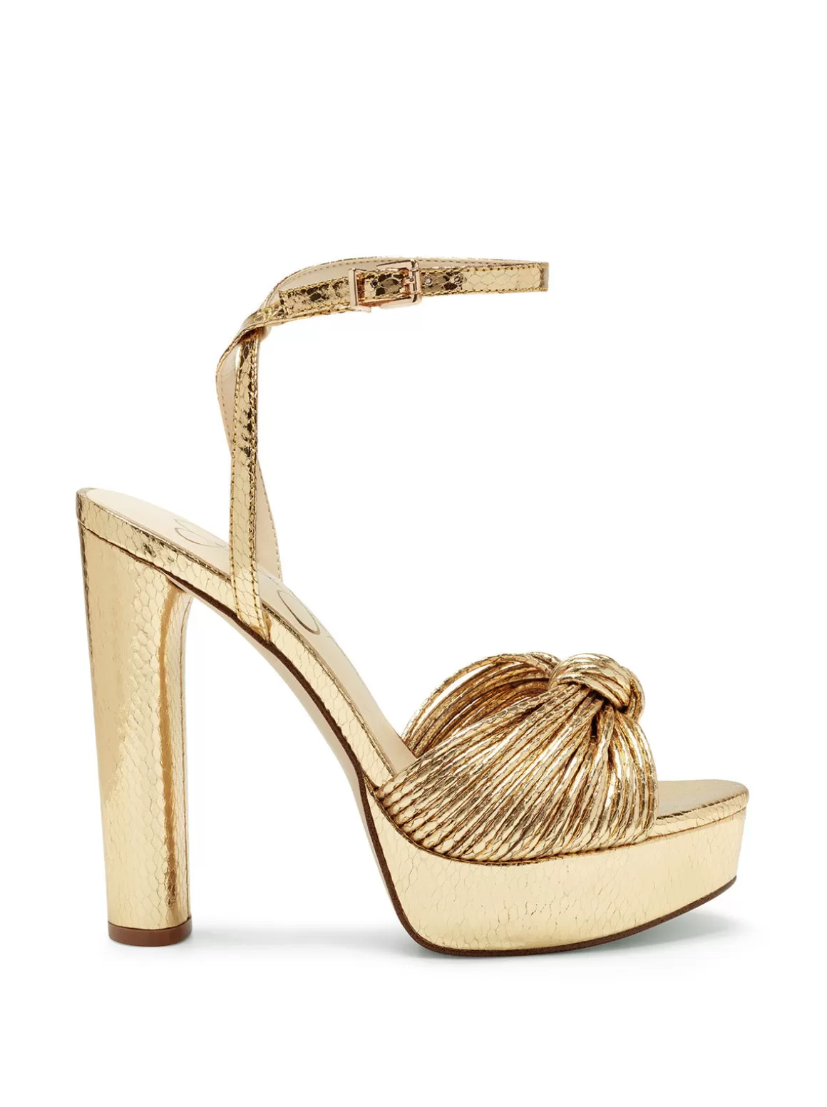 Immie Platform Sandal In Gold Snake<Jessica Simpson Clearance