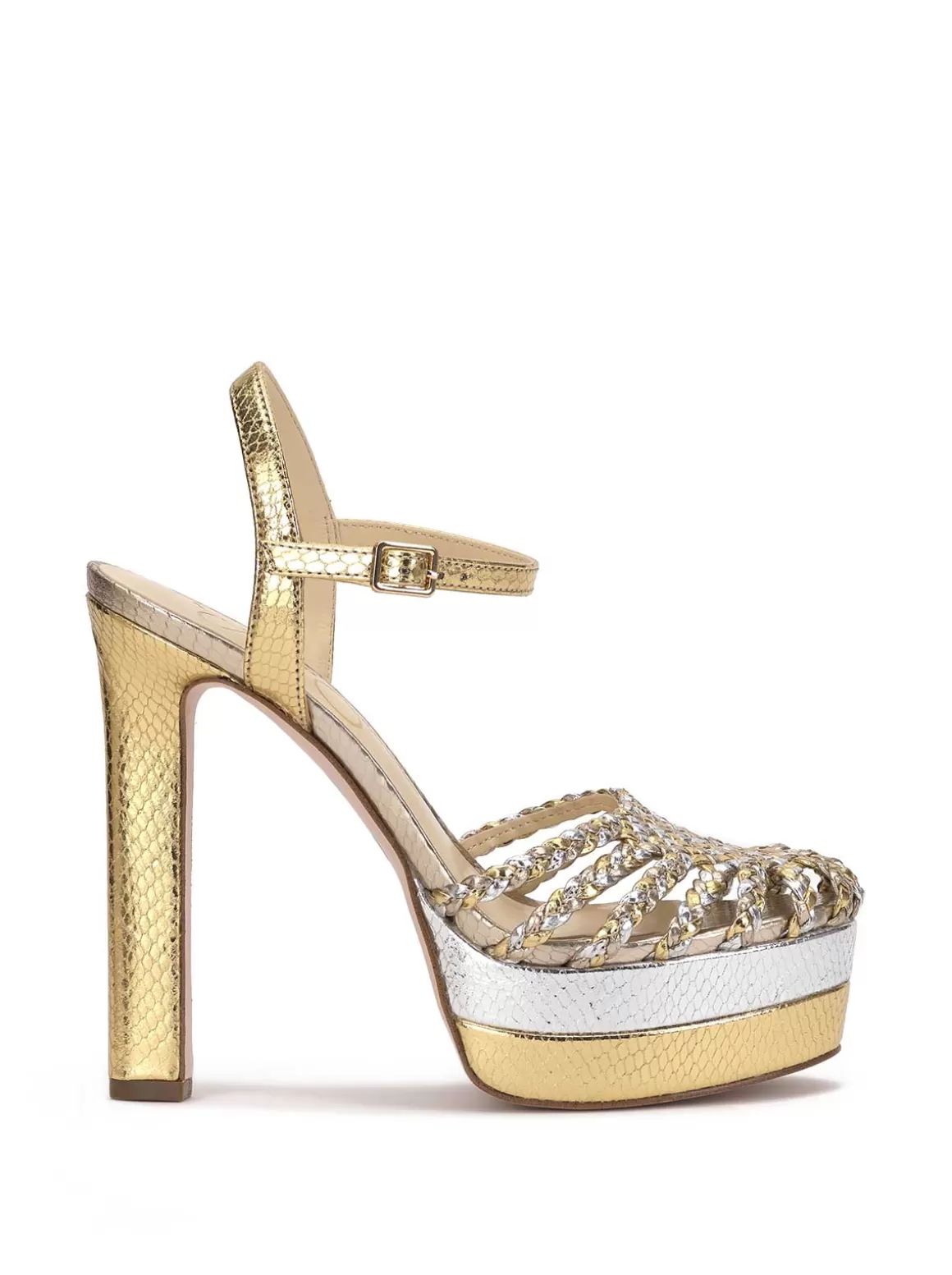 Inaia Braided Platform Sandal In Gold<Jessica Simpson Best Sale