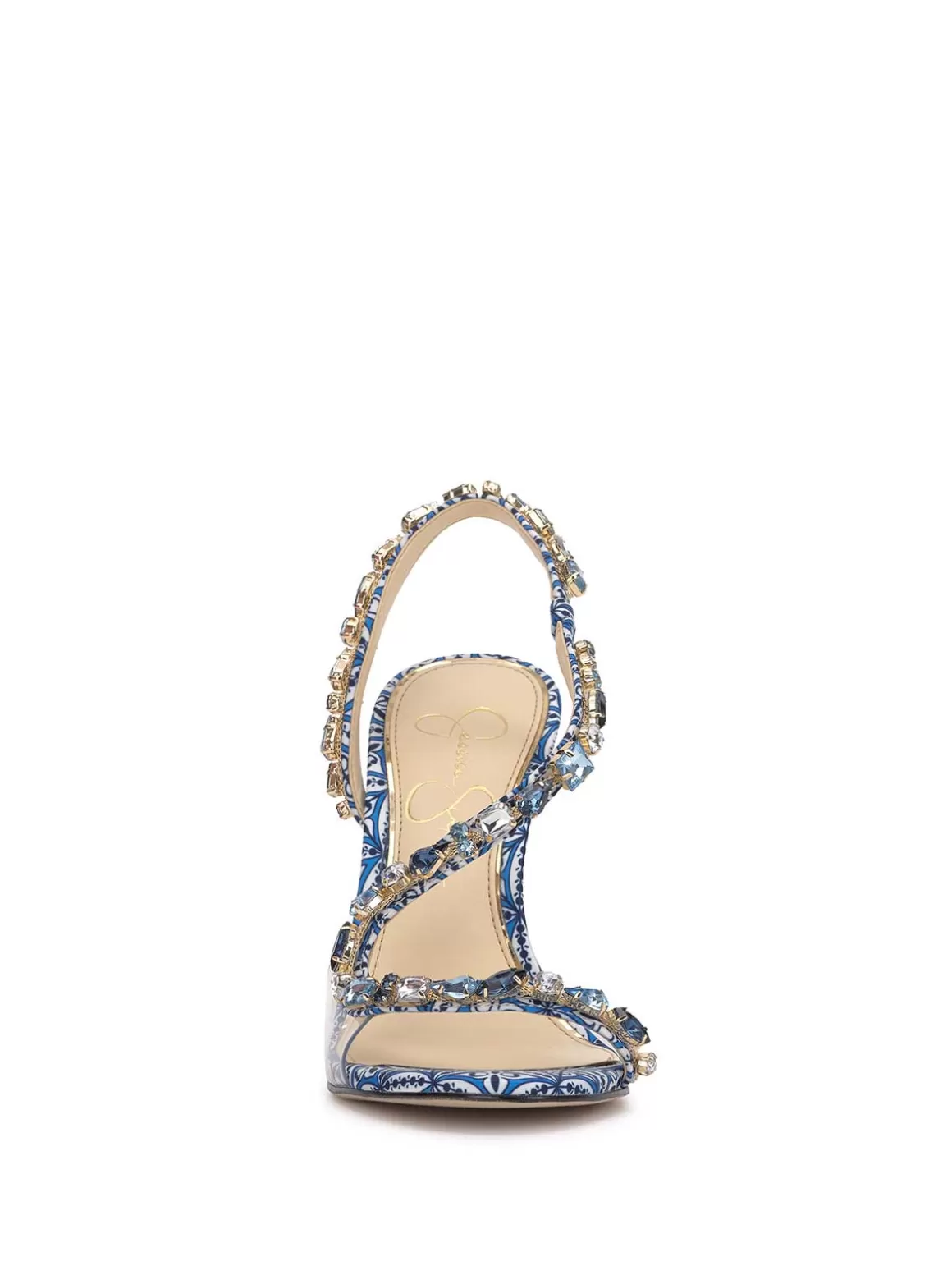 Jaycin High Heel In Blue Print<Jessica Simpson Store