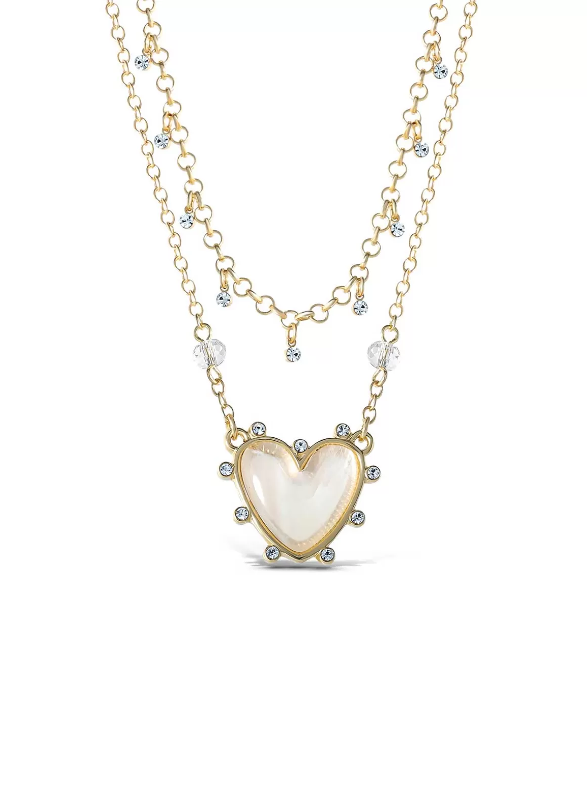 Layered Heart Necklace<Jessica Simpson Store