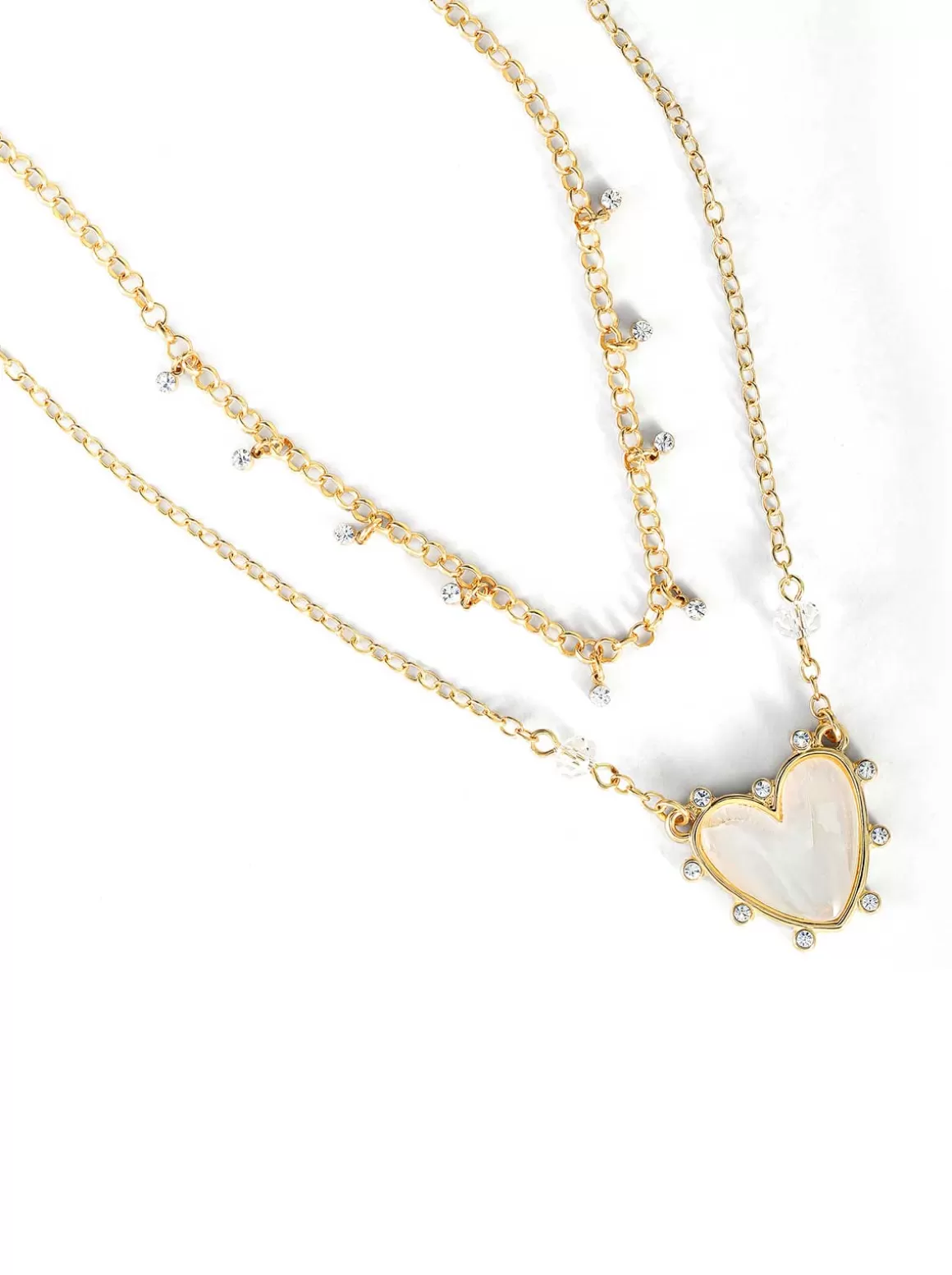 Layered Heart Necklace<Jessica Simpson Store