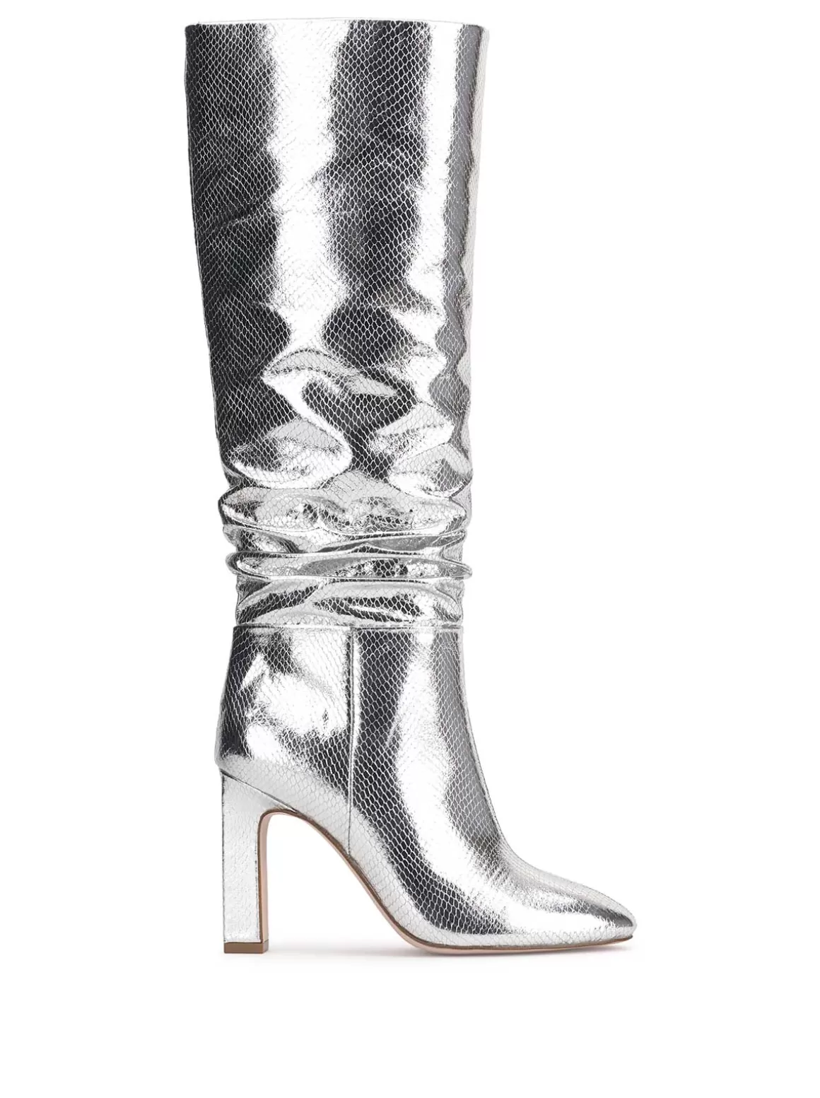 Minerva Knee High Boot In Silver Snake<Jessica Simpson Best