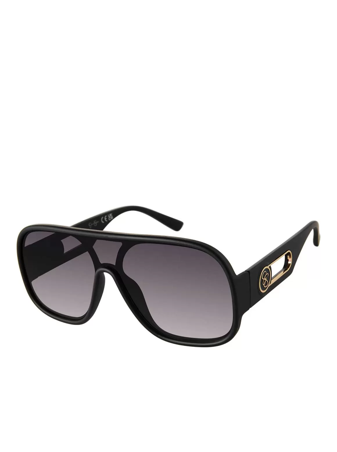 Modern Shield Aviator Sunglasses In Matte <Jessica Simpson Cheap