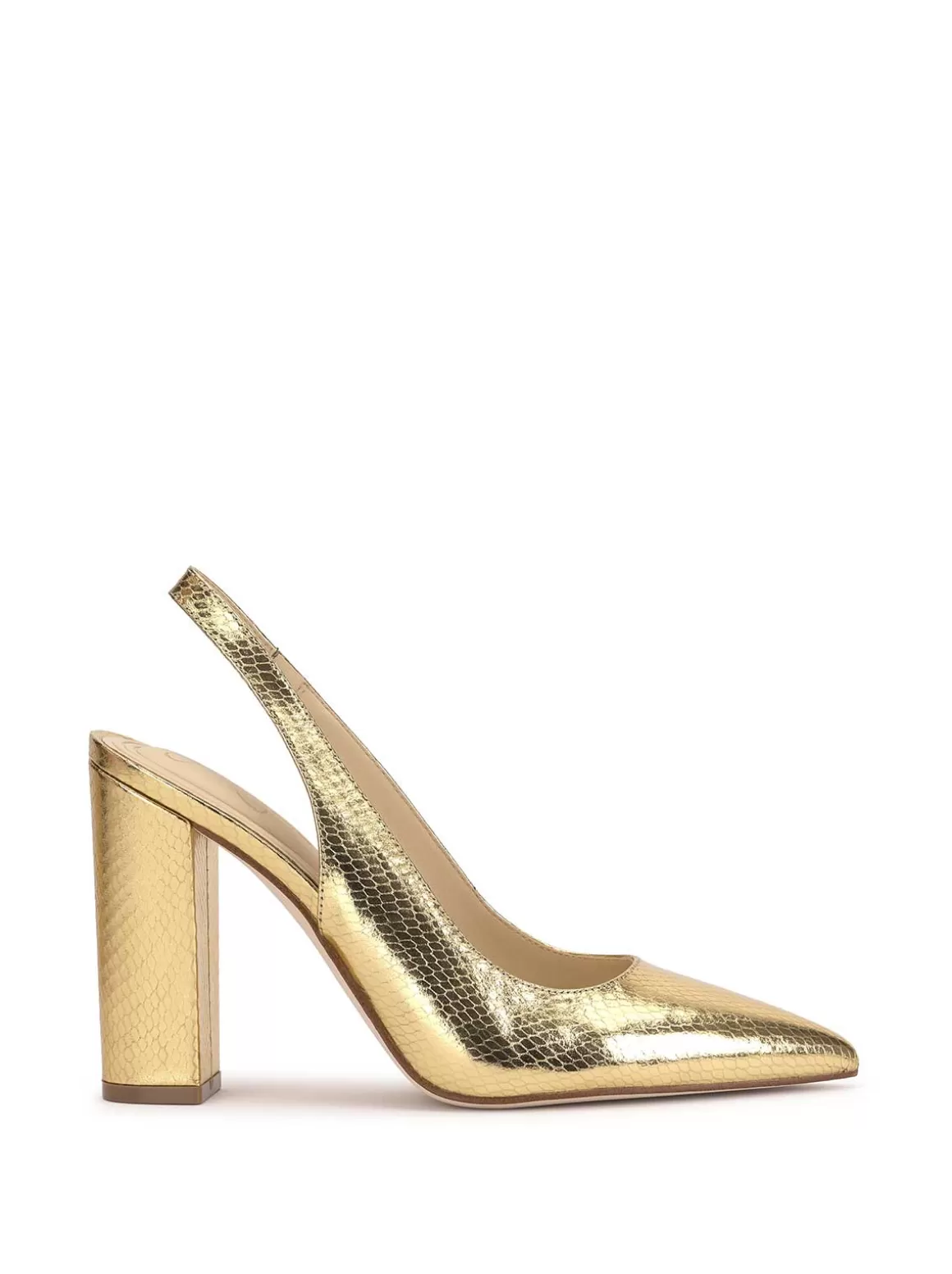 Noula Slingback Pointed Toe Pump In Gold<Jessica Simpson Online