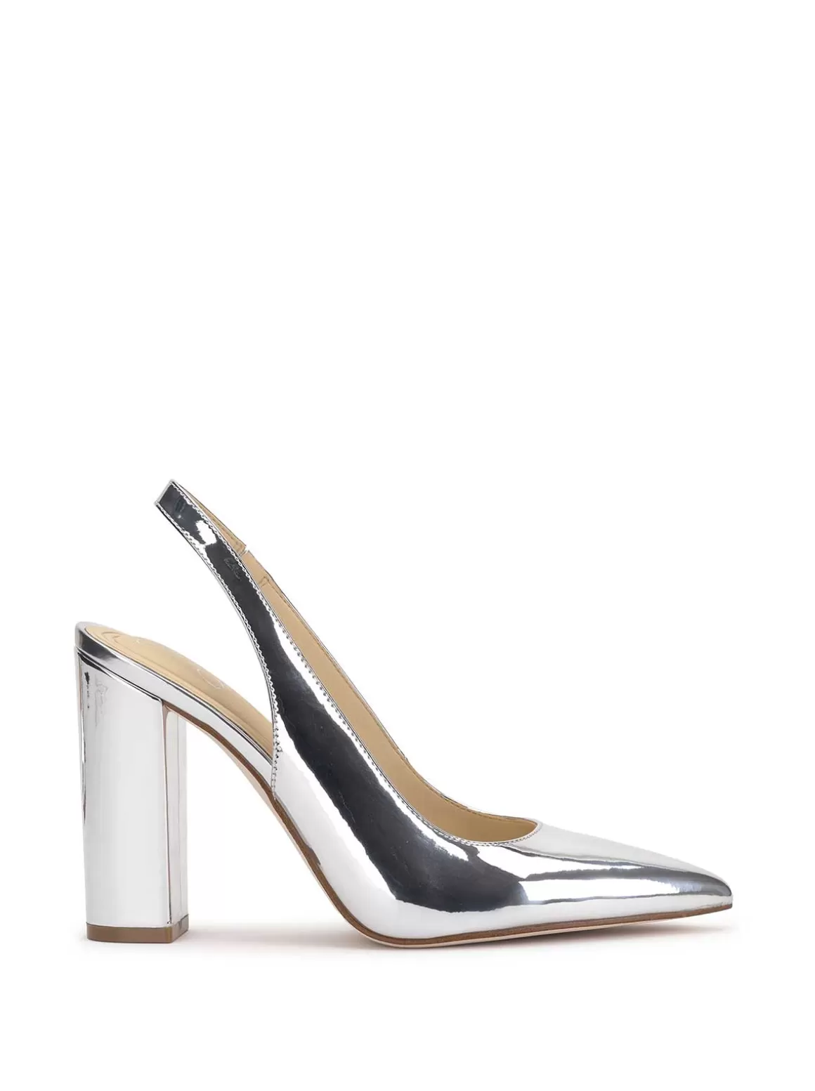 Noula Slingback Pointed Toe Pump In Silver<Jessica Simpson New