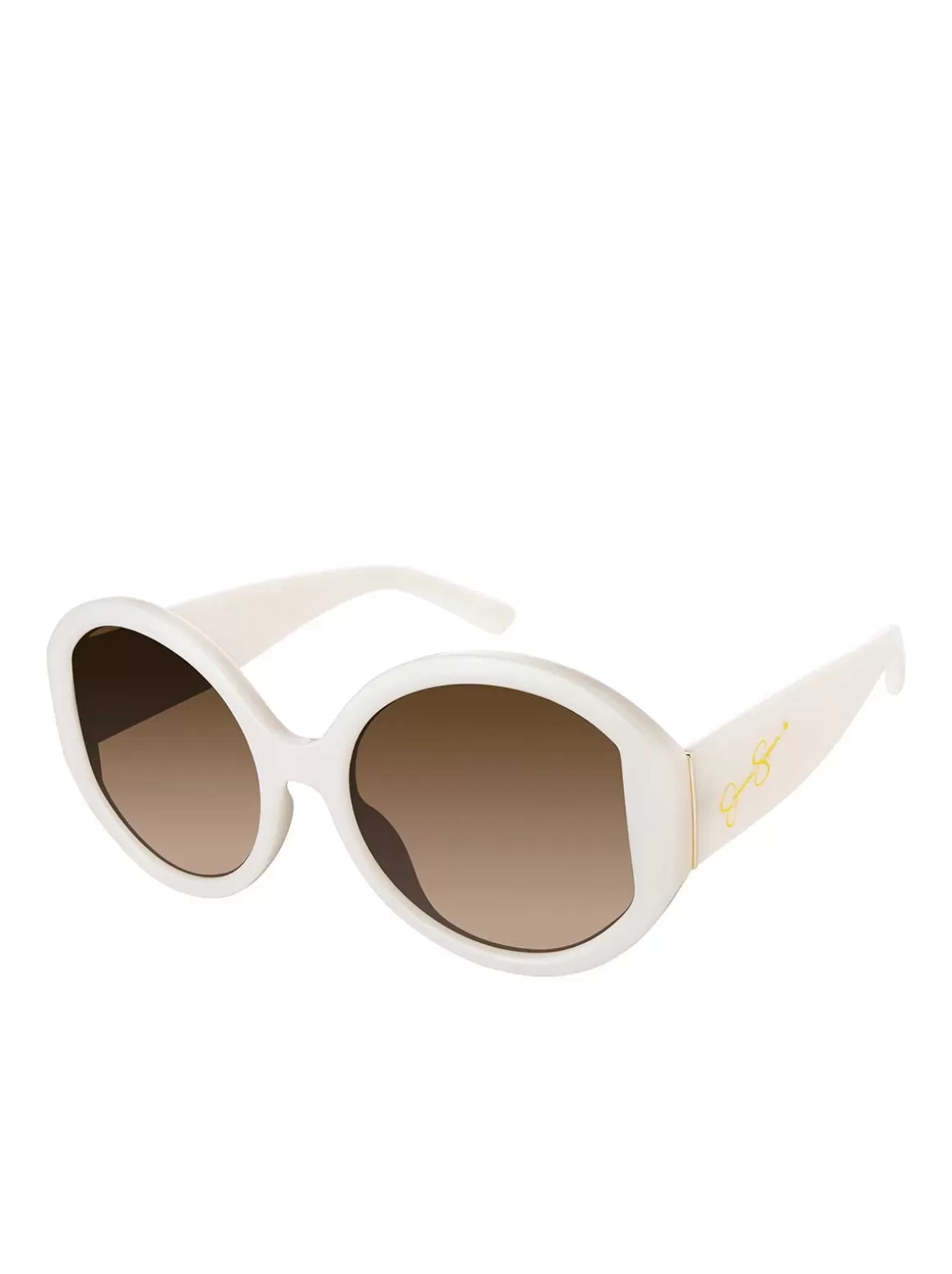 Oversized Round Sunglasses In <Jessica Simpson Hot