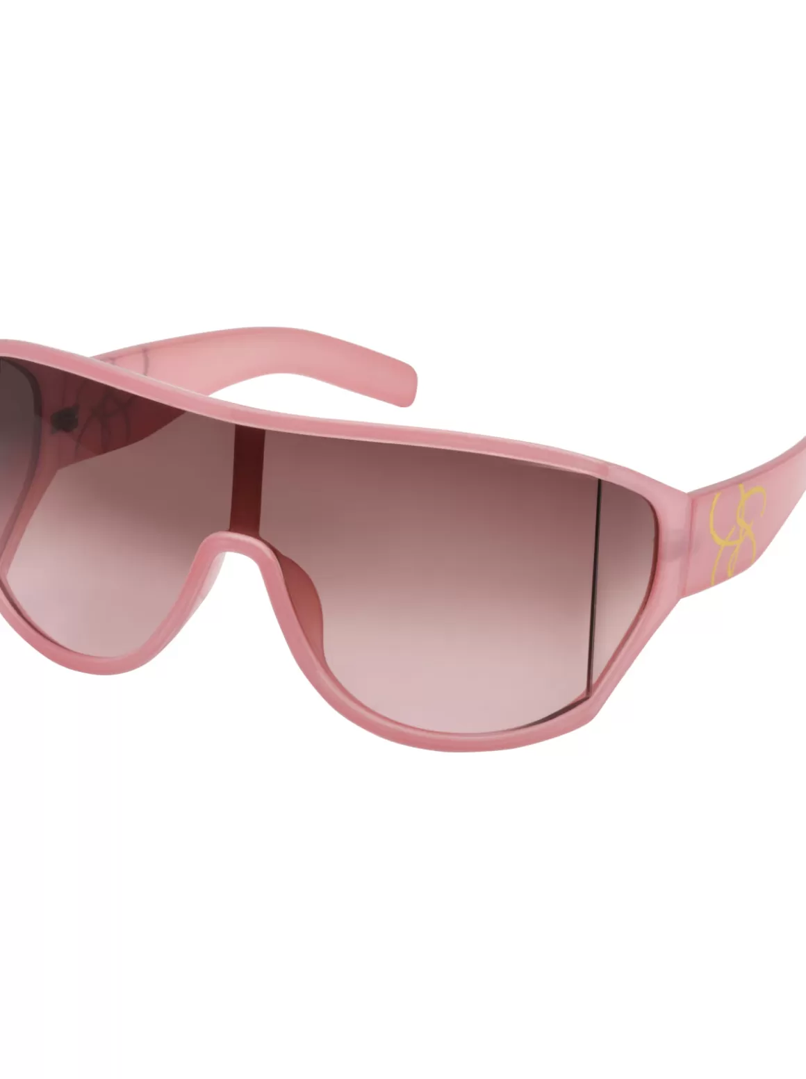 Oversized Square Wrap Shield Sunglasses In <Jessica Simpson Hot