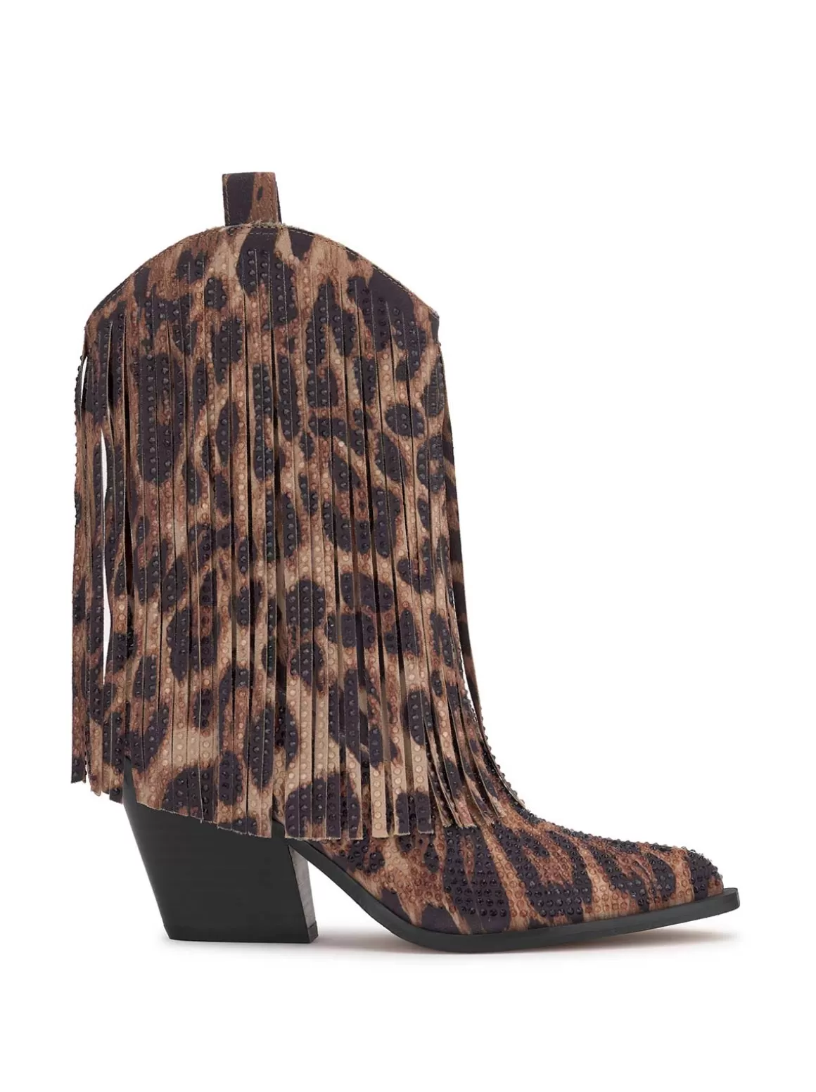 Paredisa Fringe Bootie In Leopard<Jessica Simpson Outlet