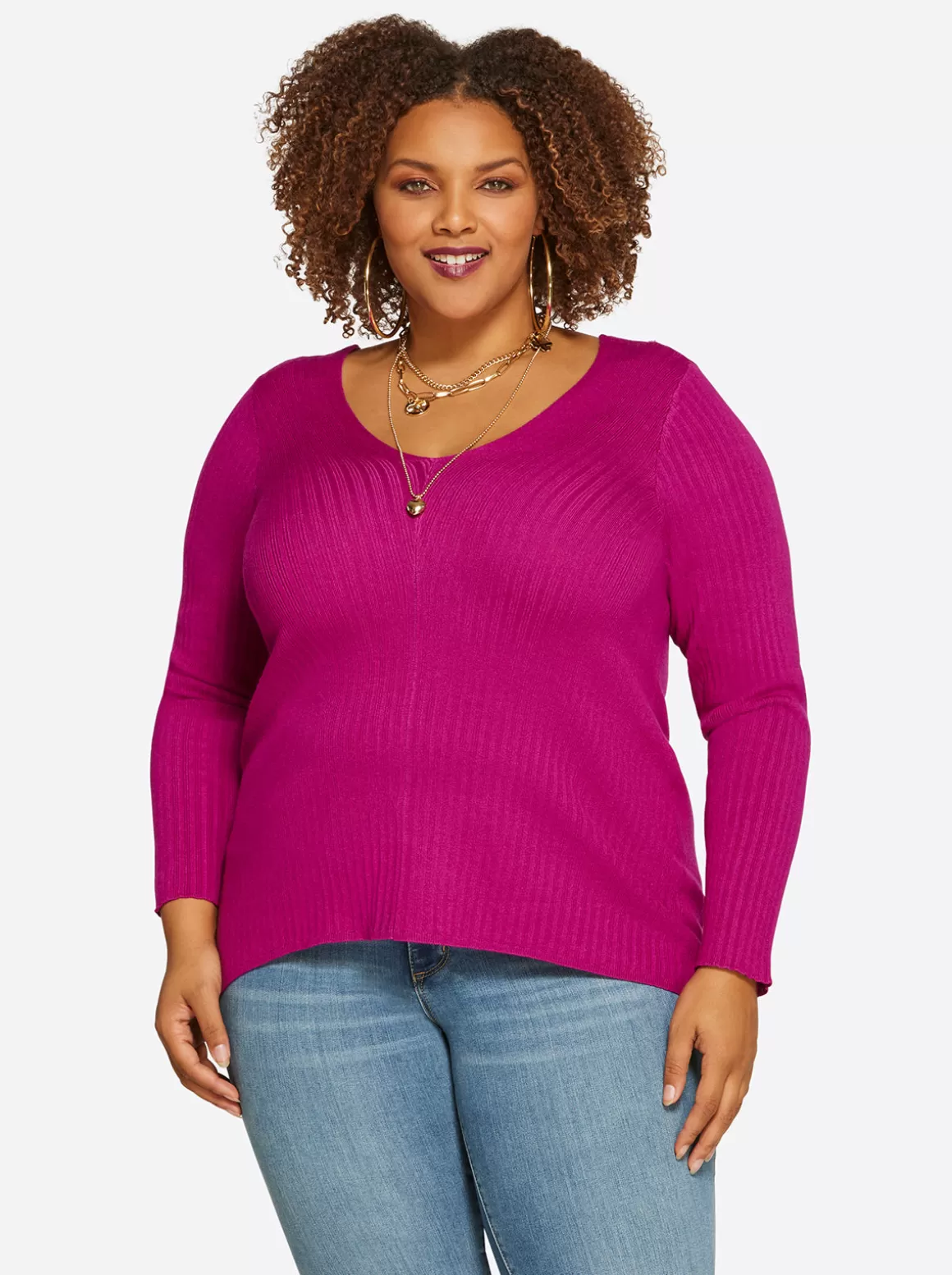 Prescilla Top In Festival Fuchsia<Jessica Simpson Online