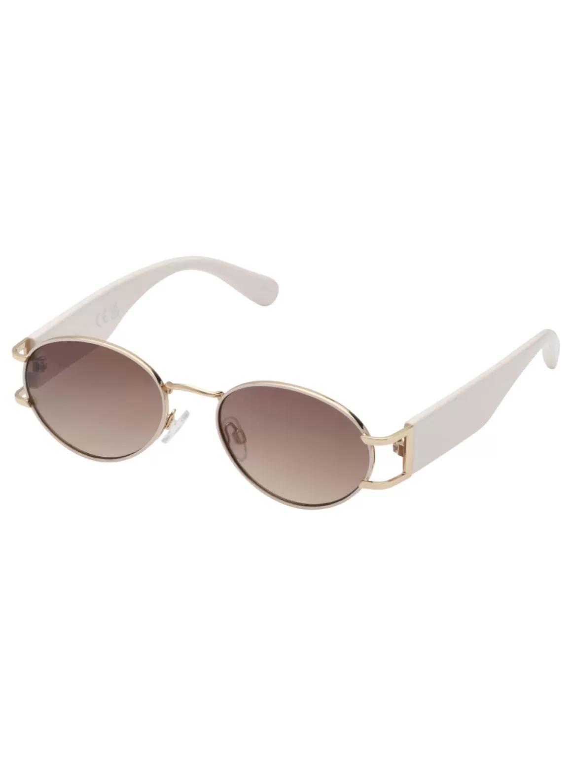 Retro Vintage Metal Oval Sunglasses In <Jessica Simpson Best Sale