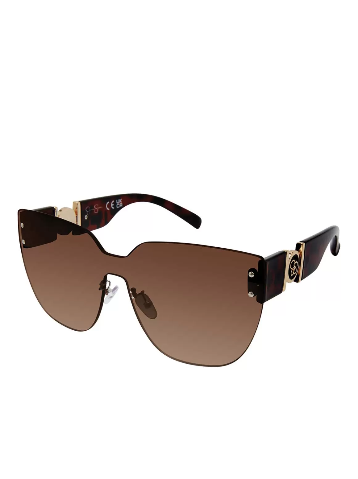 Rimless Cat Eye Shield Sunglasses In <Jessica Simpson Flash Sale