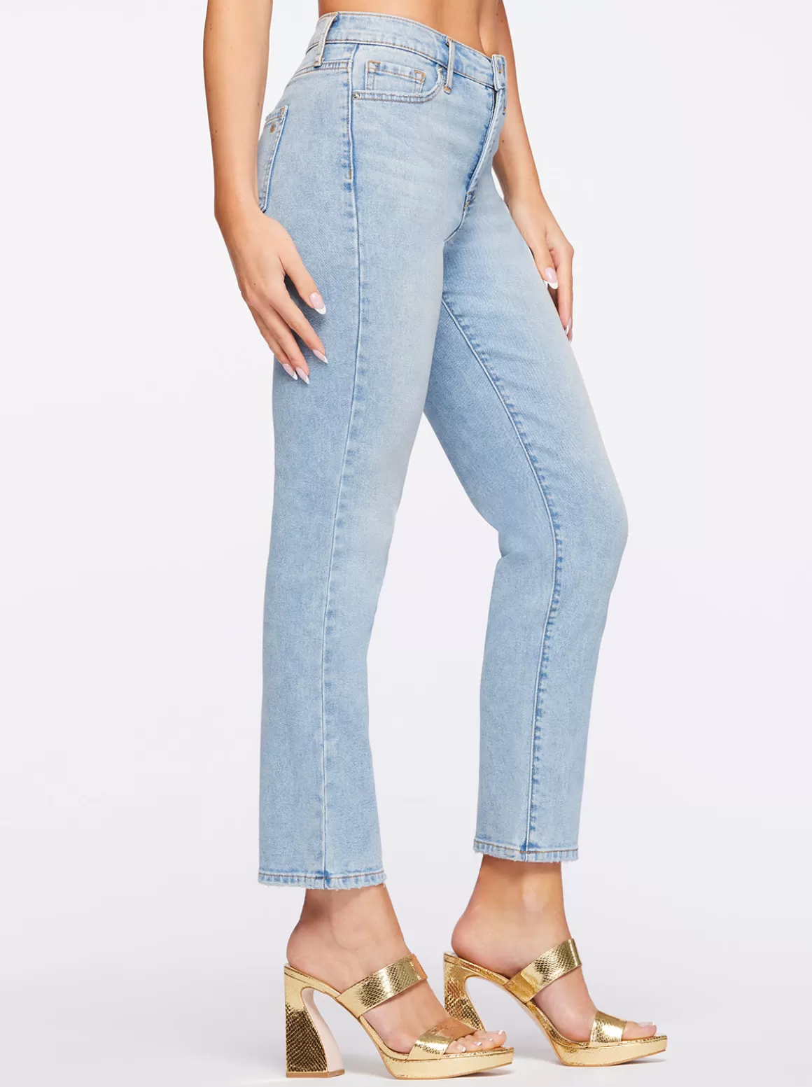 Spotlight High Rise Straight Jeans In <Jessica Simpson Online