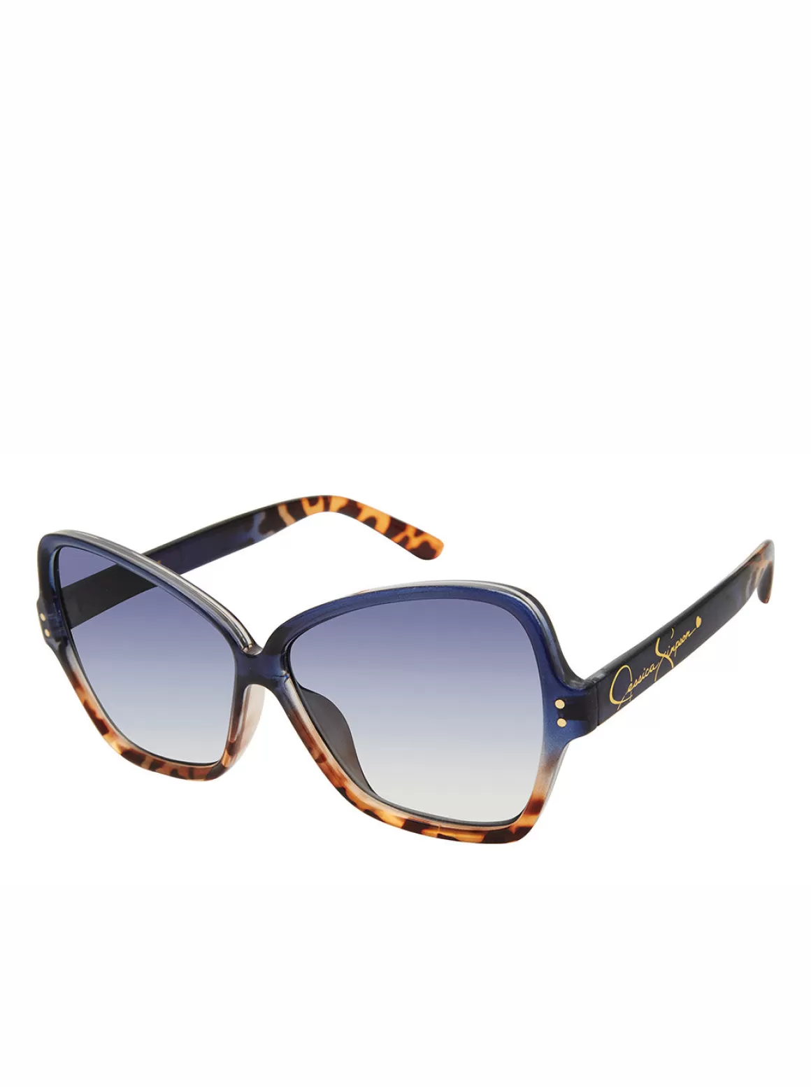 Stylish Butterfly Sunglasses In Blue Tortoise<Jessica Simpson Shop