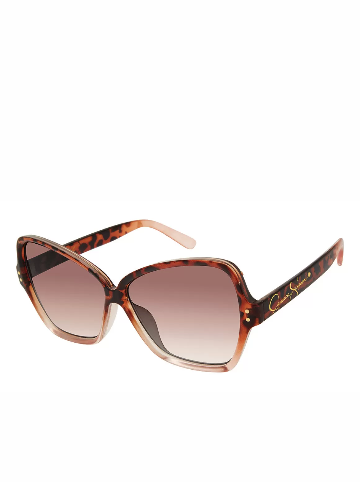 Stylish Butterfly Sunglasses In Rose Tortoise<Jessica Simpson Outlet