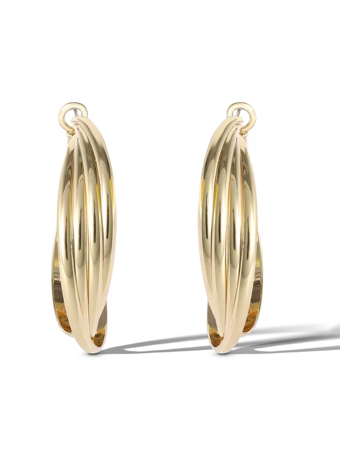 Twisted Layered Hoop Earrings In <Jessica Simpson Cheap