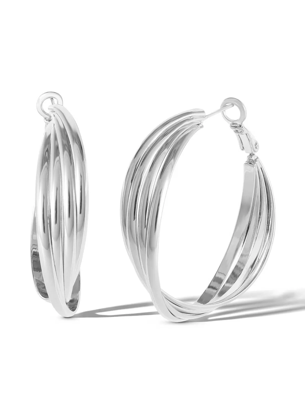 Twisted Layered Hoop Earrings In <Jessica Simpson Best