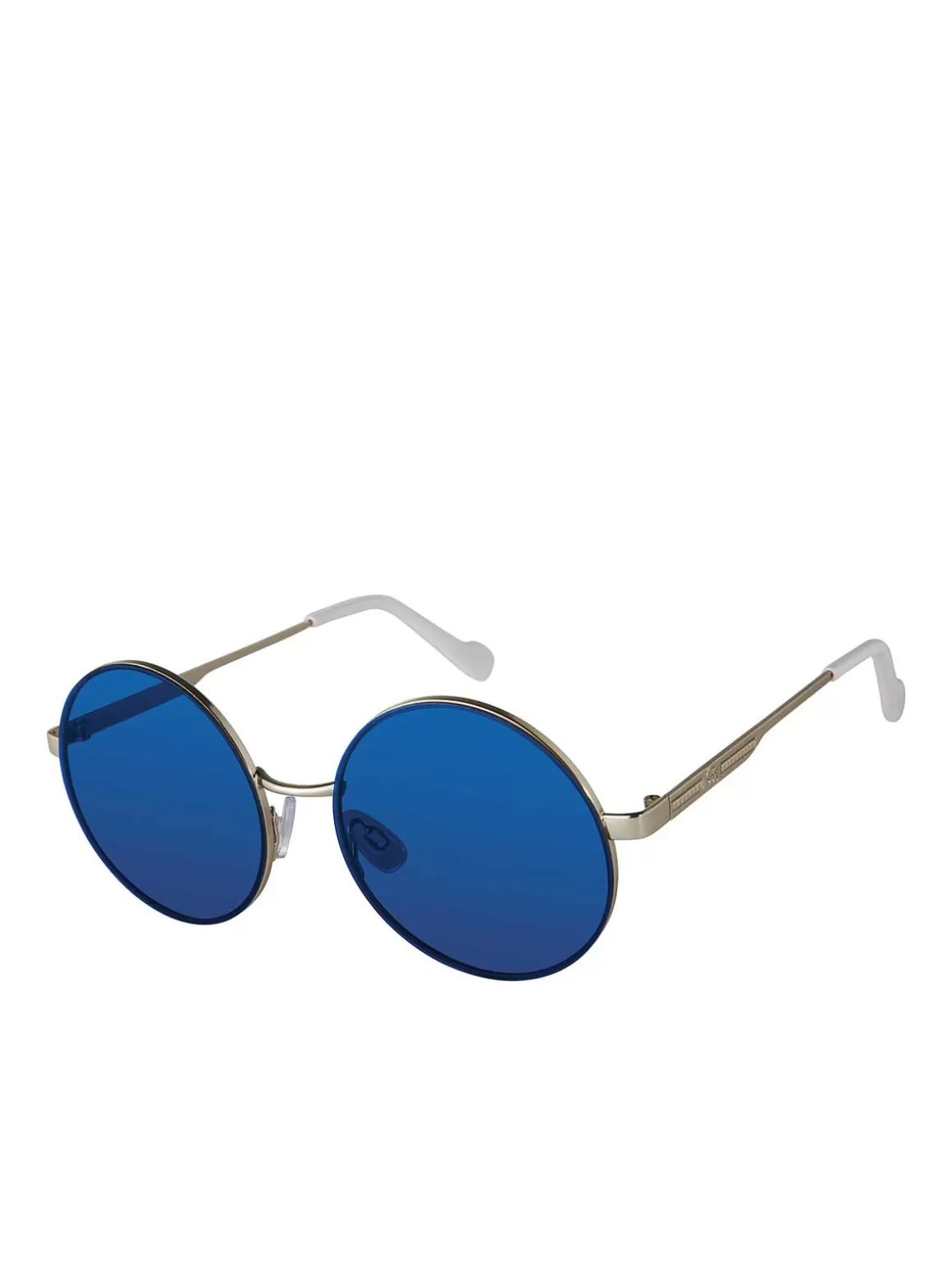 Vintage Metal Round Sunglasses In & Blue<Jessica Simpson Shop