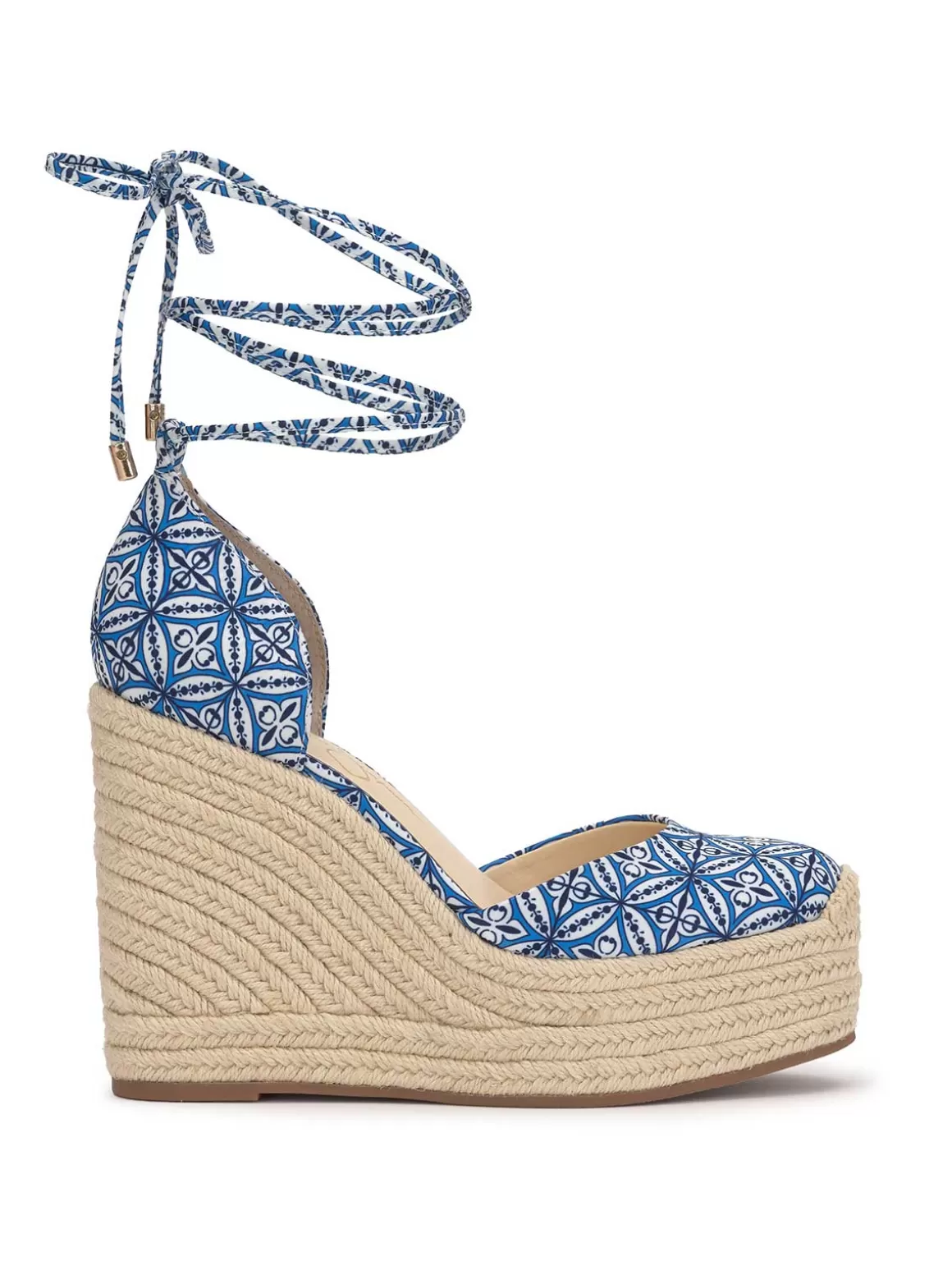 Weyla Espadrille Wedge In Blue Print<Jessica Simpson Store