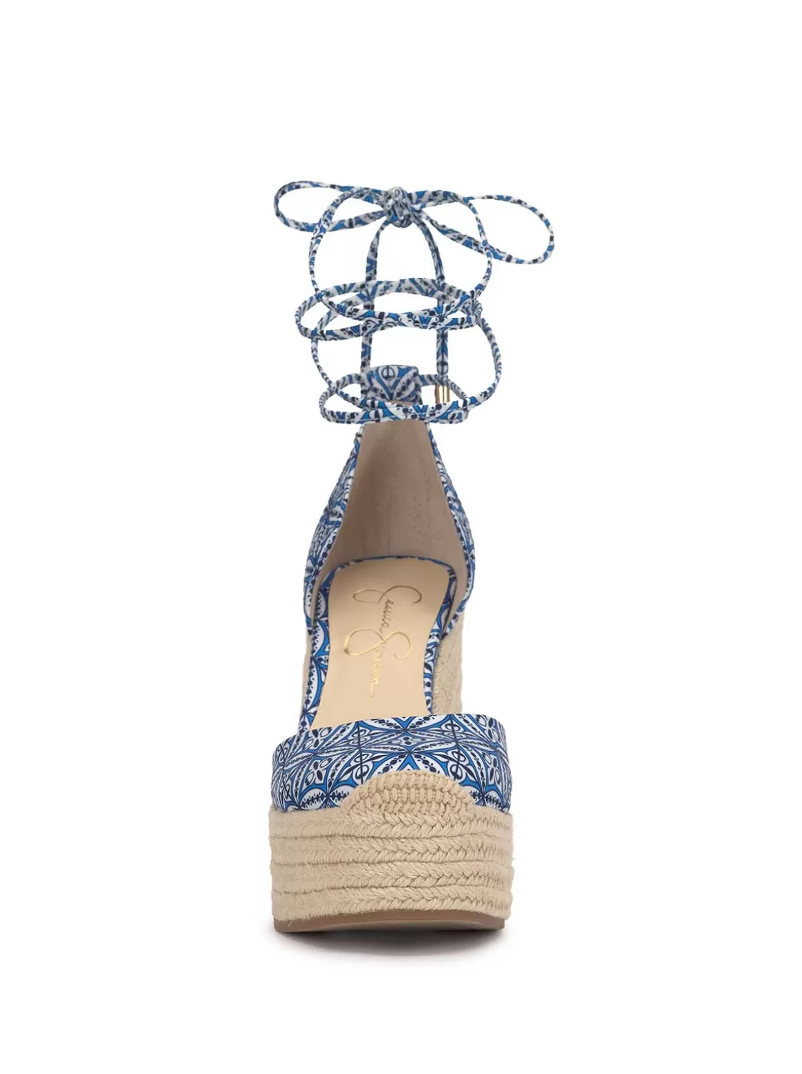 Weyla Espadrille Wedge In Blue Print<Jessica Simpson Store